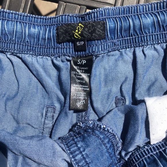 2/$10 Jean print shorts - Picture 2 of 3